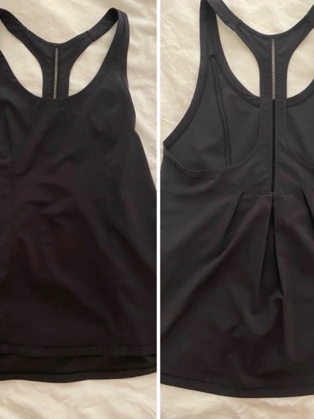 Lululemon Black Racerback Tank Top - Performance Activewear